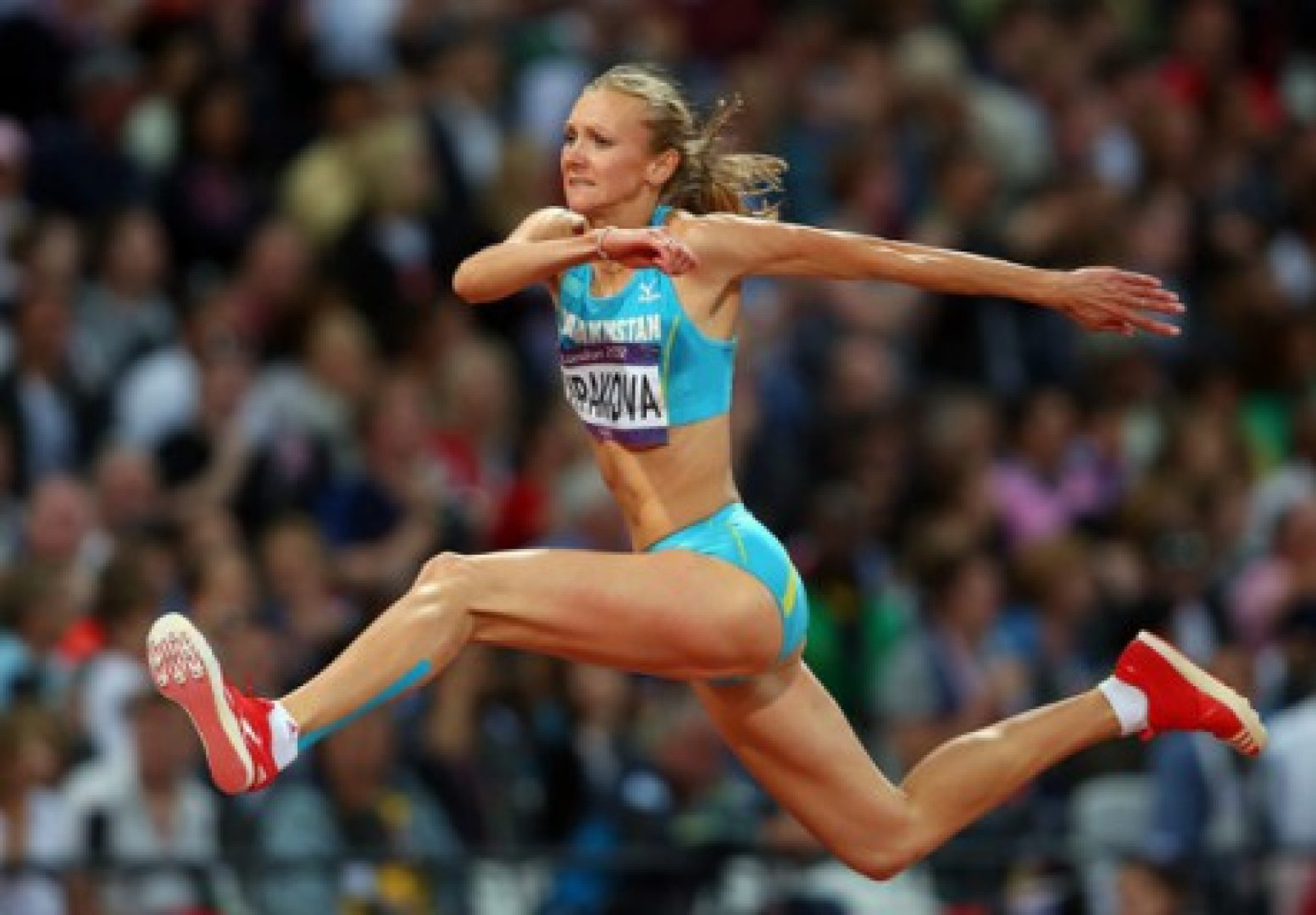 Тройной прыжок женщины. Рыпакова легкая атлетика Казахстан.